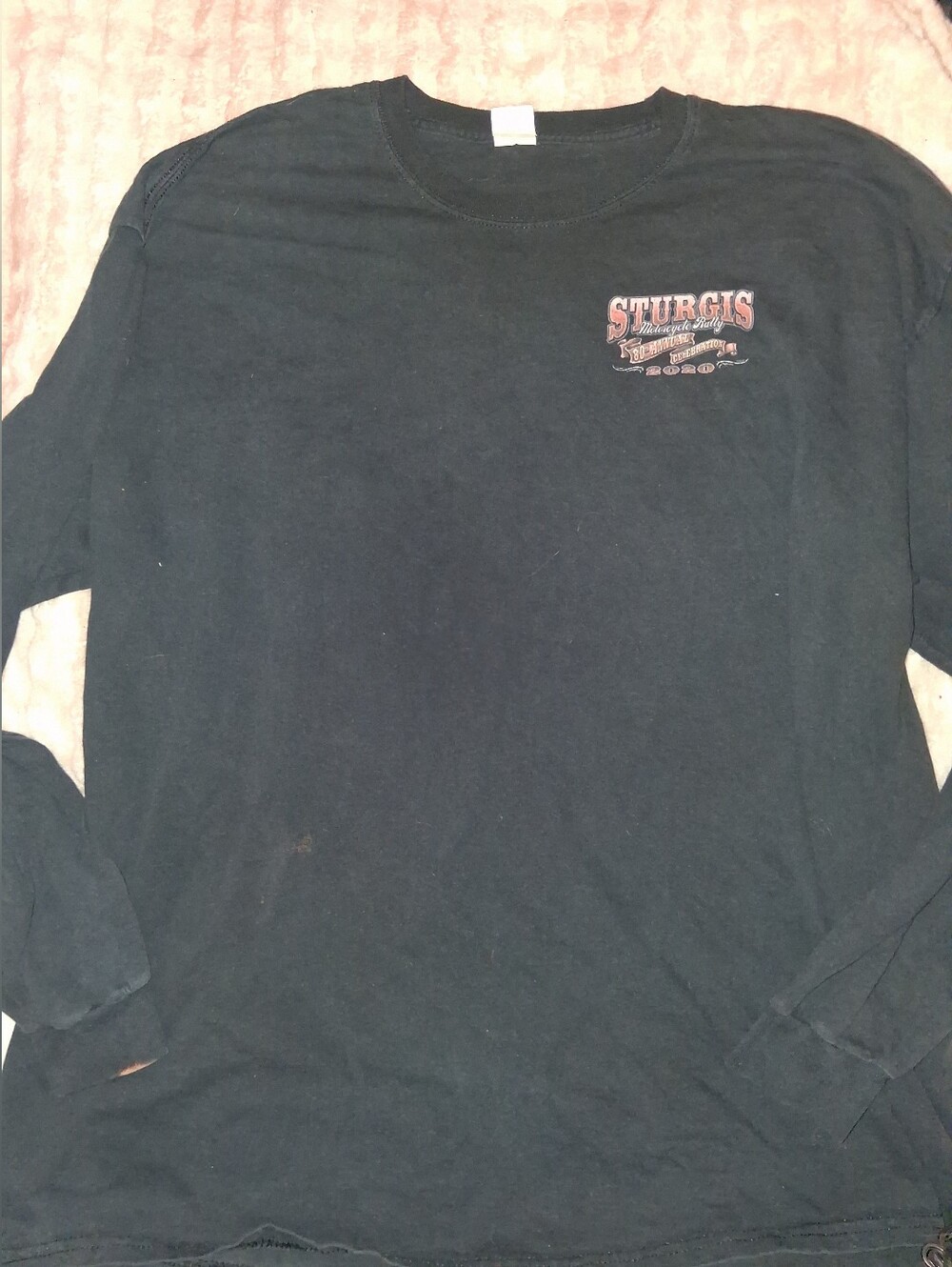 Sturgis Men’s Black Cotton Tshirt - Picture 1 of 8